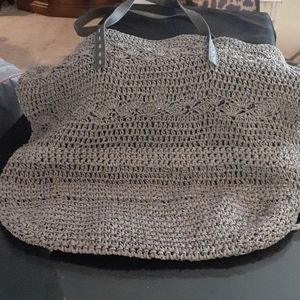 Merona paper straw boho purse